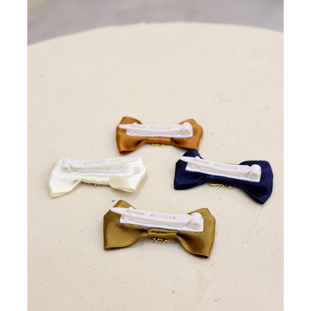 ミムット mimtto Satin Barrette☆予約品☆【小型犬 犬用 ヘアアクセサリー バレッタ リボン セレブ】