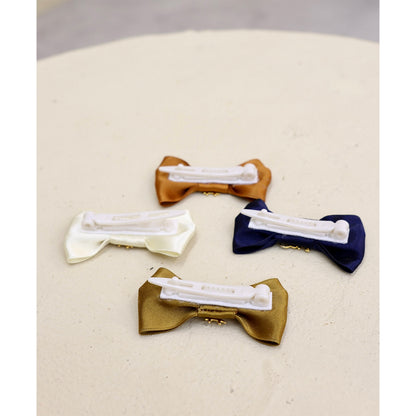ミムット mimtto Satin Barrette☆予約品☆【小型犬 犬用 ヘアアクセサリー バレッタ リボン セレブ】