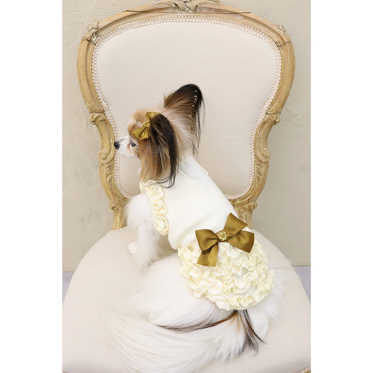 ミムット mimtto Satin Barrette☆予約品☆【小型犬 犬用 ヘアアクセサリー バレッタ リボン セレブ】