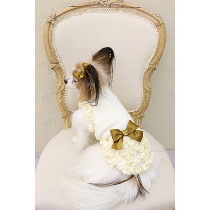 ミムット mimtto Satin Barrette☆予約品☆【小型犬 犬用 ヘアアクセサリー バレッタ リボン セレブ】