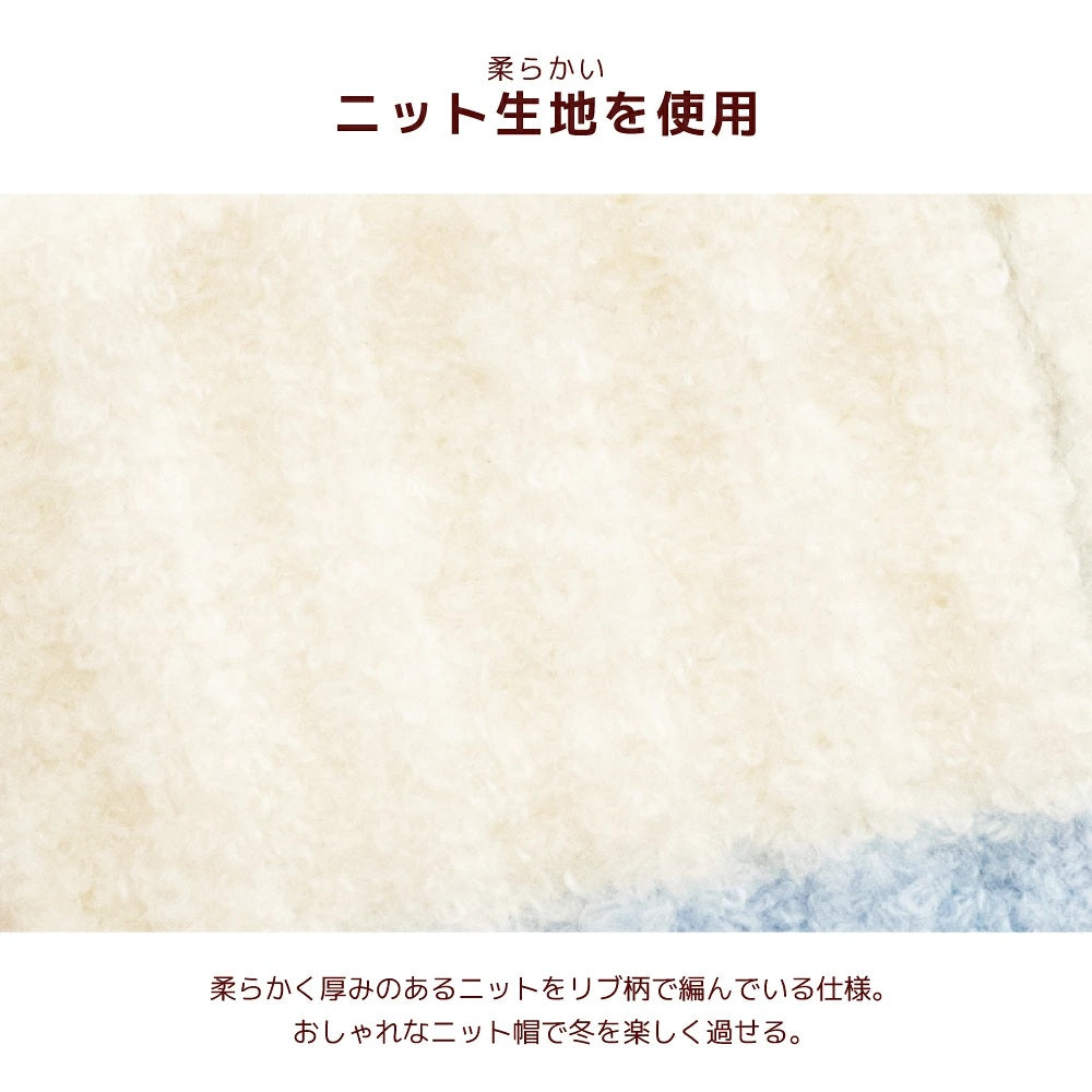 ディーズチャット D's CHAT バイカラーニット帽 ☆9月下旬順次発送☆【犬服 ドッグウェア ニット 帽子 セレブ】