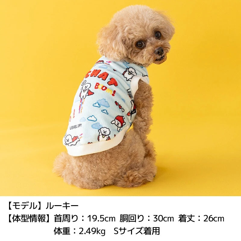ディーズチャット D's CHAT ディーズ君スーパーマンタンク ☆9月下旬順次発送☆【犬服 ドッグウェア トップス タンクトップ ノースリーブ セレブ】