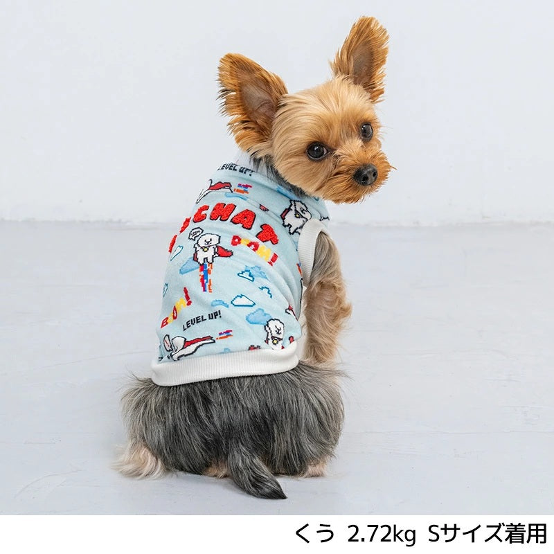 ディーズチャット D's CHAT ディーズ君スーパーマンタンク ☆9月下旬順次発送☆【犬服 ドッグウェア トップス タンクトップ ノースリーブ セレブ】