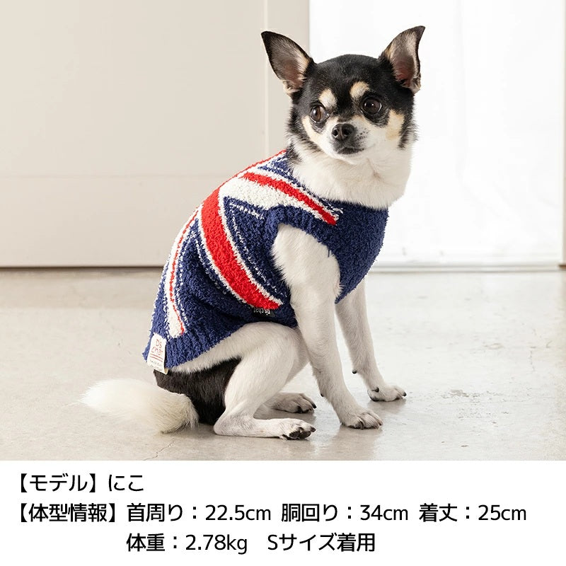 ディーズチャット D's CHAT イギリス柄ニット ☆10月下旬順次発送☆【犬服 ドッグウェア トップス ニット セーター セレブ】