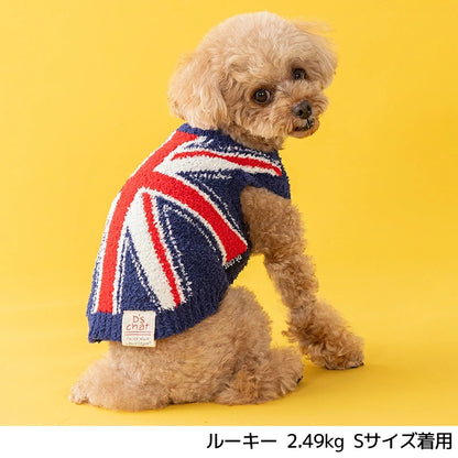 ディーズチャット D's CHAT イギリス柄ニット ☆10月下旬順次発送☆【犬服 ドッグウェア トップス ニット セーター セレブ】