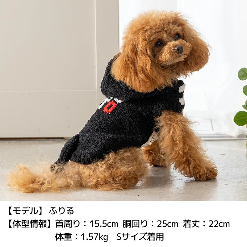 ティノティート TINOTITO 黒猫マシュマロニット ☆9月中旬順次発送☆【小型犬 犬服 ドッグウェア トップス ニット セーター】