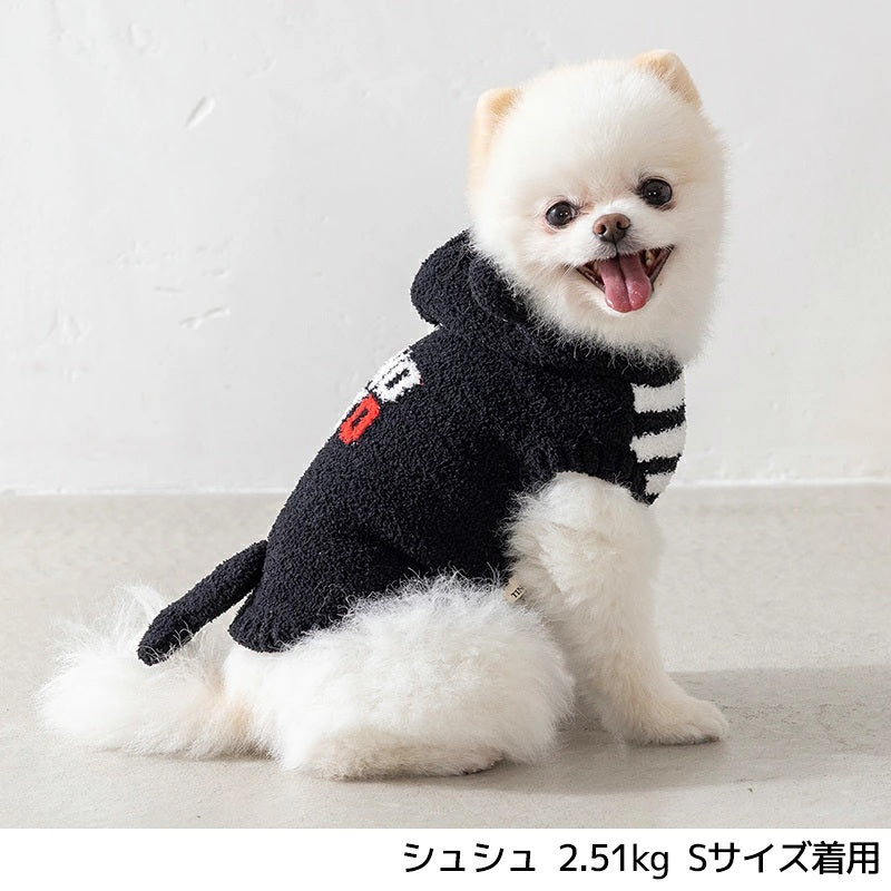 ティノティート TINOTITO 黒猫マシュマロニット ☆9月中旬順次発送☆【小型犬 犬服 ドッグウェア トップス ニット セーター】