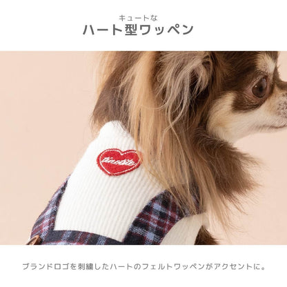 ティノティート TINOTITO チェックワンピ ☆9月下旬順次発送☆【小型犬 犬服 ドッグウェア ワンピース スカート】