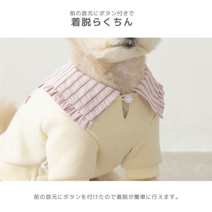 ティノティート TINOTITO ビッグカラートレーナー ☆9月下旬順次発送☆【小型犬 犬服 ドッグウェア トップス トレーナー スウェット】