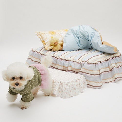 ルイスドッグ louisdog Petit Bouquet Bed Step【小型犬 犬用 ステップ 階段 セレブ】