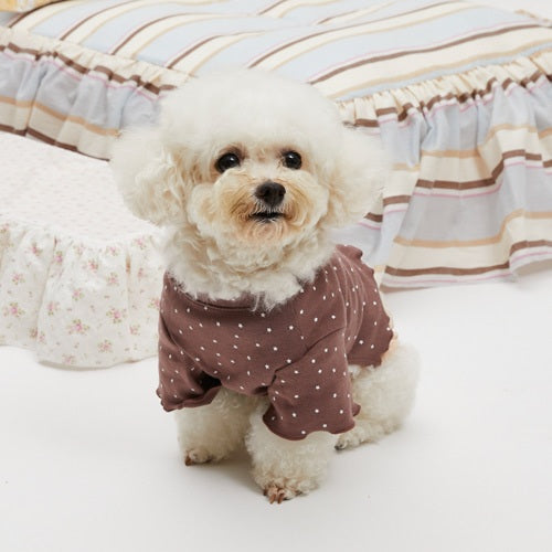 ルイスドッグ louisdog Twinkle Cardigan【小型犬 犬服 ドッグウエア トップス アウター カーディガン 羽織り セレブ】