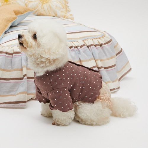 ルイスドッグ louisdog Twinkle Cardigan【小型犬 犬服 ドッグウエア トップス アウター カーディガン 羽織り セレブ】