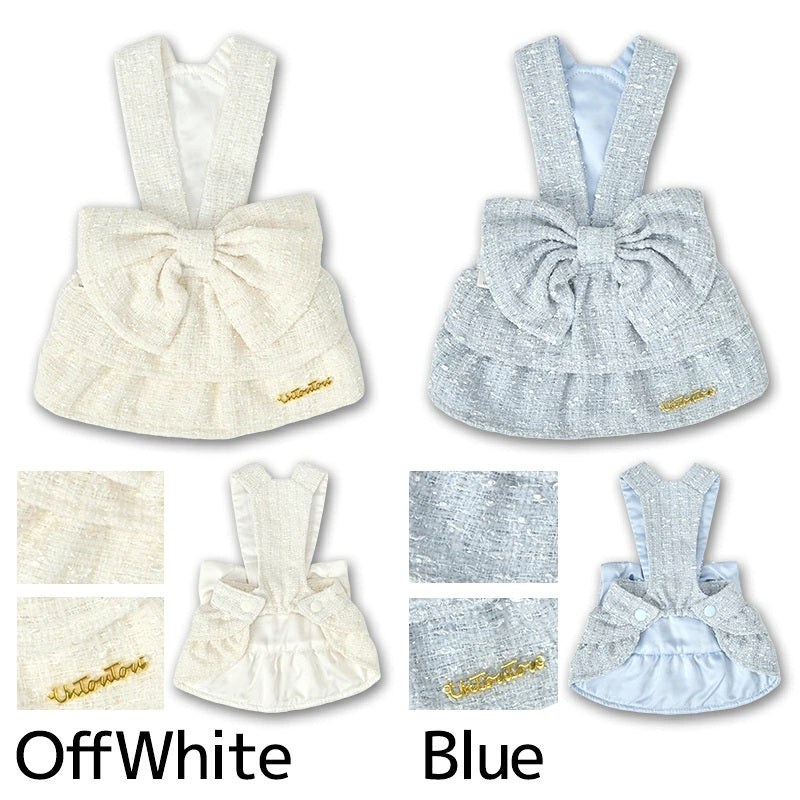 【最大3,000円OFFクーポン＋ポイント2倍】アントゥトゥ Un TouTou ツイードジャンパースカート ☆9月下旬順次発送☆【小型犬 犬用 ドッグウエア ジャンパースカート スカート ワンピース ドレス セレブ】