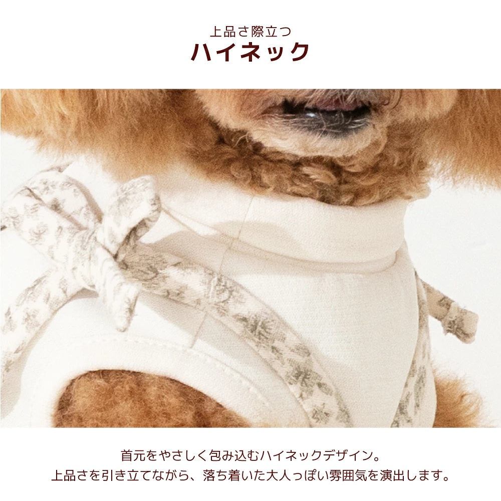 【最大3,000円OFFクーポン＋ポイント2倍】アントゥトゥ Un TouTou 小花アンサンブルワンピ ☆10月下旬順次発送☆【小型犬 犬用 ドッグウエア ワンピース スカート ドレス セレブ】