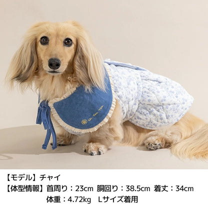 【最大3,000円OFFクーポン＋ポイント2倍】アントゥトゥ Un TouTou ティペット付きワンピ ☆10月下旬順次発送☆【小型犬 犬用 ドッグウエア ワンピース スカート ドレス セレブ】