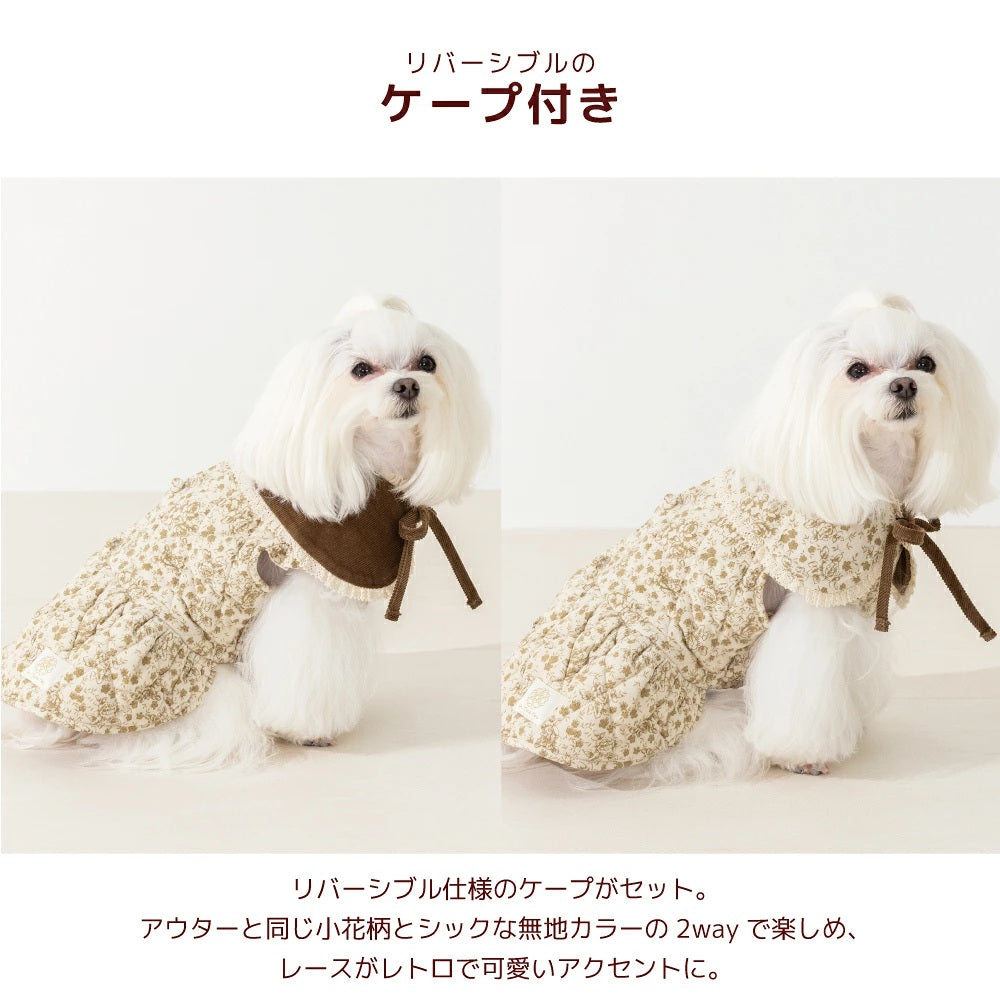 【最大3,000円OFFクーポン＋ポイント2倍】アントゥトゥ Un TouTou ティペット付きワンピ ☆10月下旬順次発送☆【小型犬 犬用 ドッグウエア ワンピース スカート ドレス セレブ】