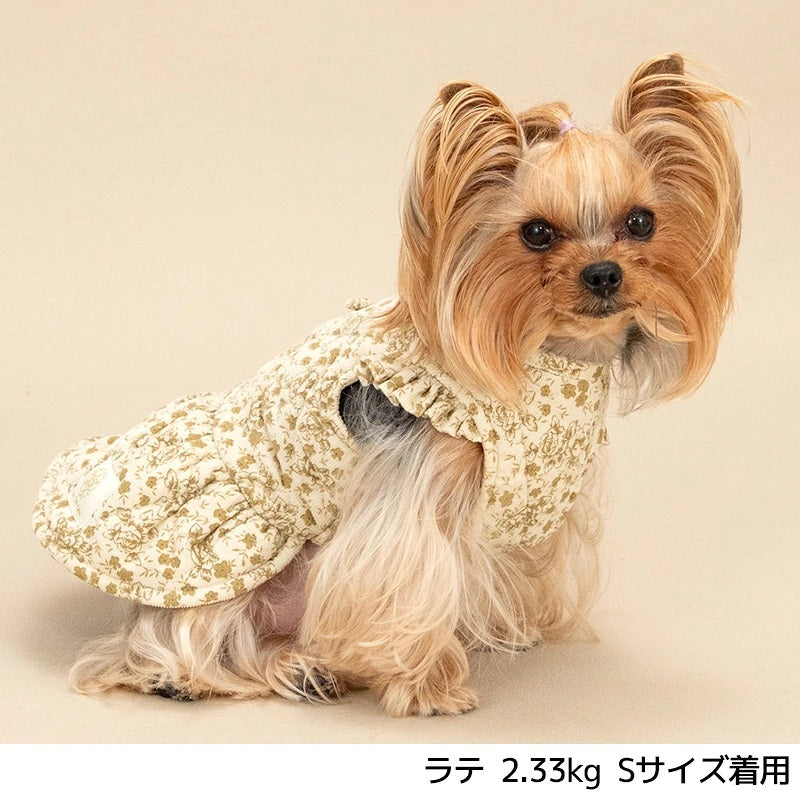 【最大3,000円OFFクーポン＋ポイント2倍】アントゥトゥ Un TouTou ティペット付きワンピ ☆10月下旬順次発送☆【小型犬 犬用 ドッグウエア ワンピース スカート ドレス セレブ】