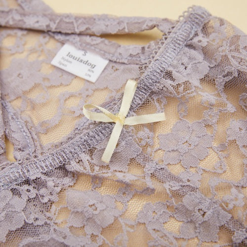 ルイスドッグ louisdog Loulou Lace Pants【小型犬 犬服 ドッグウエア ロンパース オーバーオール つなぎ パンツ セレブ】