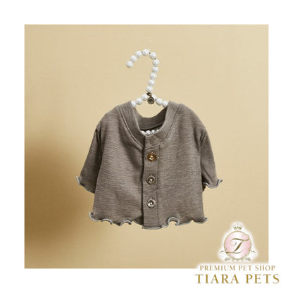 ルイスドッグ louisdog Organic Petit Cardigan【小型犬 犬服 ドッグウエア トップス ニット カーディガン セレブ】