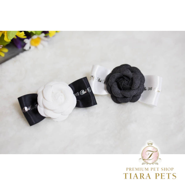 ブルブブ BUL BU-BU カメリアバレッタ【小型犬 犬用 ヘアアクセサリー バレッタ セレブ】