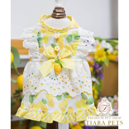 ブルブブ BUL BU-BU COOL LEMON O/P【小型犬 犬服 ワンピース スカート ドレス セレブ】