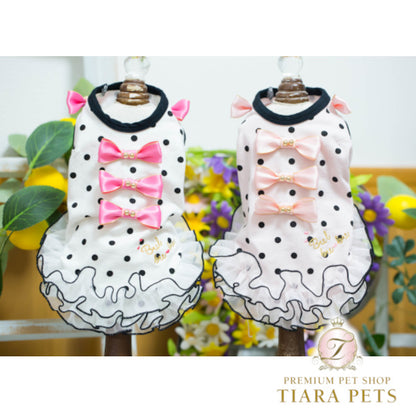 ブルブブ BUL BU-BU ドットキャミ【小型犬 犬服 ドッグウエア トップス キャミソール ノースリーブ セレブ】
