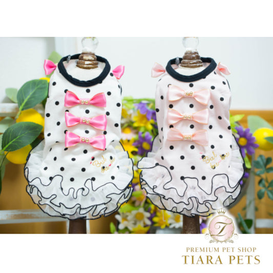 ブルブブ BUL BU-BU ドットキャミ【小型犬 犬服 ドッグウエア トップス キャミソール ノースリーブ セレブ】