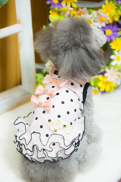 ブルブブ BUL BU-BU ドットキャミ【小型犬 犬服 ドッグウエア トップス キャミソール ノースリーブ セレブ】