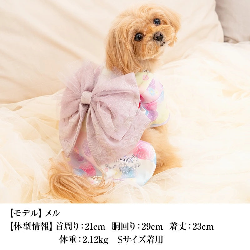 クレイジーブー CRAZYBOO クマプリント着物 ☆10月下旬順次発送☆【小型犬 犬服 ドッグウエア 着物 和服 セレブ】
