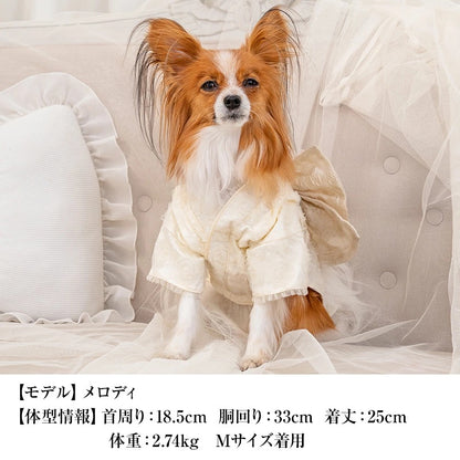 クレイジーブー CRAZYBOO 花模様着物 ☆10月下旬順次発送☆【小型犬 犬服 ドッグウエア 着物 和服 セレブ】