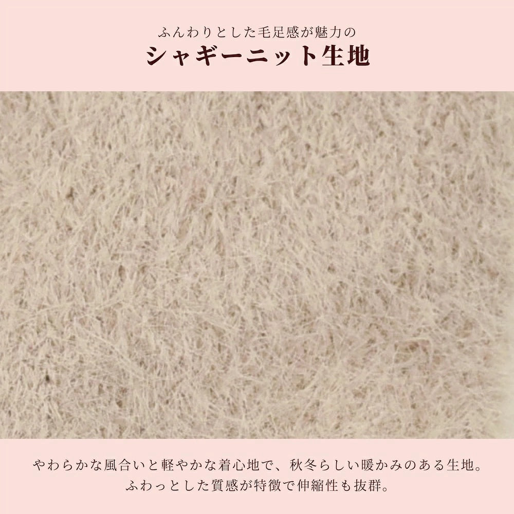 クレイジーブー CRAZYBOO クマ刺繍シャギーワンピ ☆10月下旬順次発送☆【小型犬 犬服 ドッグウエア ワンピース スカート ドレス セレブ】