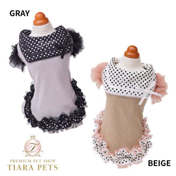 ゴッドピヴァ GODPIVA ロイヤルドットタンク【小型犬用 犬用 ドッグウエア トップス タンクトップ ノースリーブ セレブ】