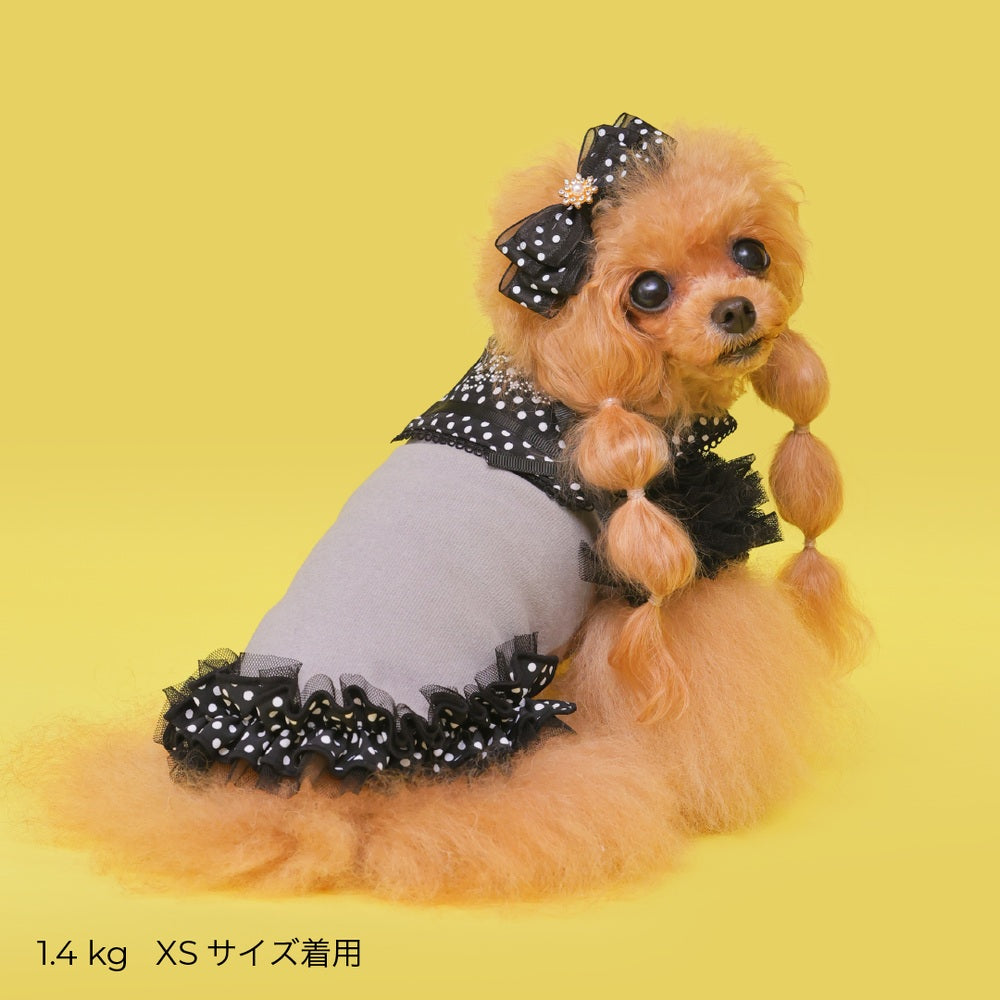 ゴッドピヴァ GODPIVA ロイヤルドットタンク【小型犬用 犬用 ドッグウエア トップス タンクトップ ノースリーブ セレブ】