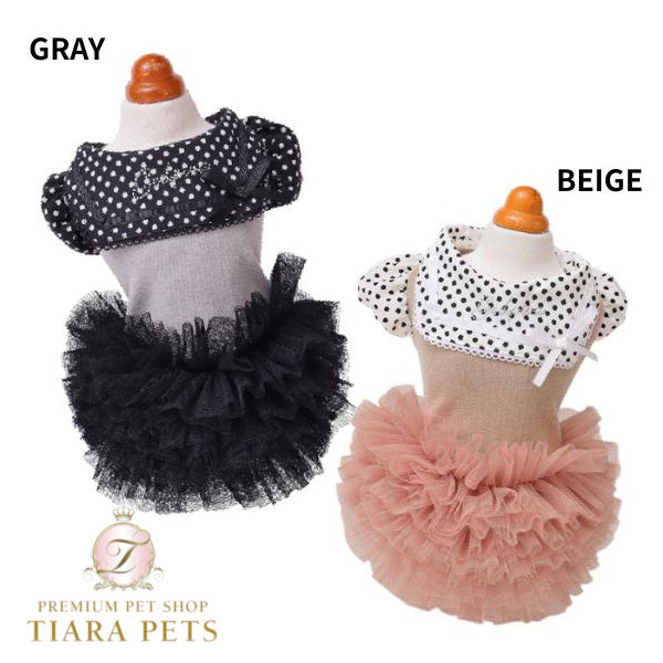 ゴッドピヴァ GODPIVA ロイヤルドットワンピース【小型犬用 犬用 ドッグウエア トップス ワンピース スカート ドレス セレブ】