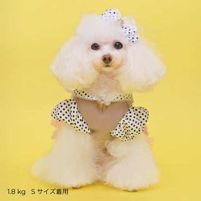 ゴッドピヴァ GODPIVA ロイヤルドットワンピース【小型犬用 犬用 ドッグウエア トップス ワンピース スカート ドレス セレブ】