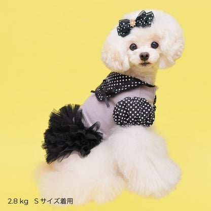 ゴッドピヴァ GODPIVA ロイヤルドットワンピース【小型犬用 犬用 ドッグウエア トップス ワンピース スカート ドレス セレブ】