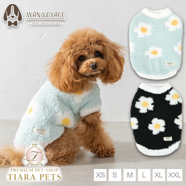 ティノティート TINOTITO フラワーマシュマロニット ☆10月下旬順次発送☆【小型犬 犬服 ドッグウェア トップス ニット セーター】