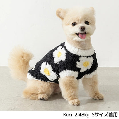 ティノティート TINOTITO フラワーマシュマロニット ☆10月下旬順次発送☆【小型犬 犬服 ドッグウェア トップス ニット セーター】
