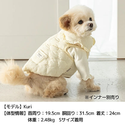ティノティート TINOTITO 花柄キルトアウター ☆10月下旬順次発送☆【小型犬 犬服 ドッグウェア アウター コート】