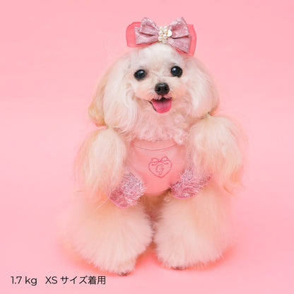 ゴッドピヴァ GODPIVA ☆ご予約☆ ノーブルフェザーワンピース【小型犬用 犬服 ドッグウエア ワンピース ドレス スカート セレブ】
