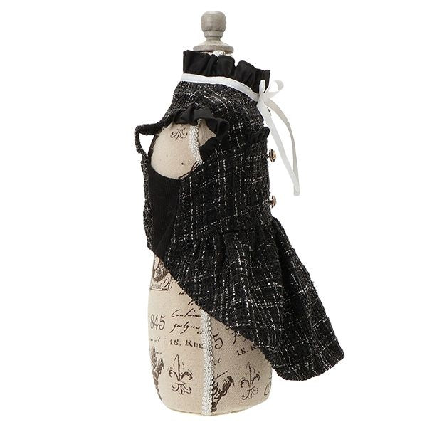 アナ スイ ANNA SUI リボンフリルツイードワンピース【小型犬 犬服 ドッグウエア ワンピース スカート ドレス セレブ】