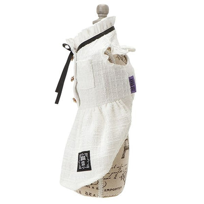 アナ スイ ANNA SUI リボンフリルツイードワンピース【小型犬 犬服 ドッグウエア ワンピース スカート ドレス セレブ】