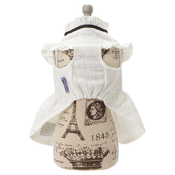 アナ スイ ANNA SUI リボンフリルツイードワンピース【小型犬 犬服 ドッグウエア ワンピース スカート ドレス セレブ】