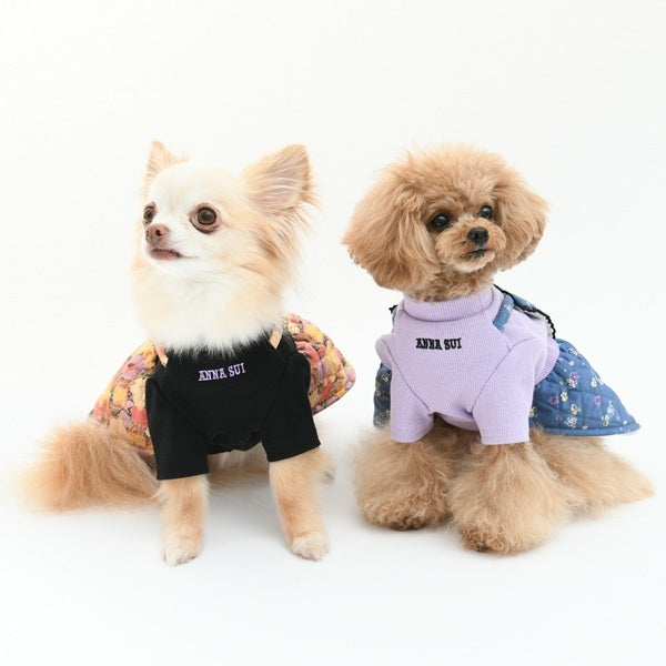 アナ スイ ANNA SUI グラフィックキルティングワンピース【小型犬 犬服 ドッグウエア ワンピース スカート ドレス セレブ】