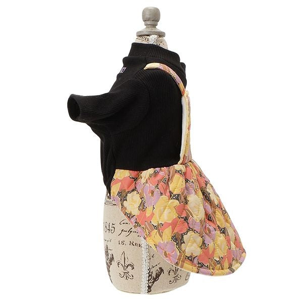 アナ スイ ANNA SUI グラフィックキルティングワンピース【小型犬 犬服 ドッグウエア ワンピース スカート ドレス セレブ】