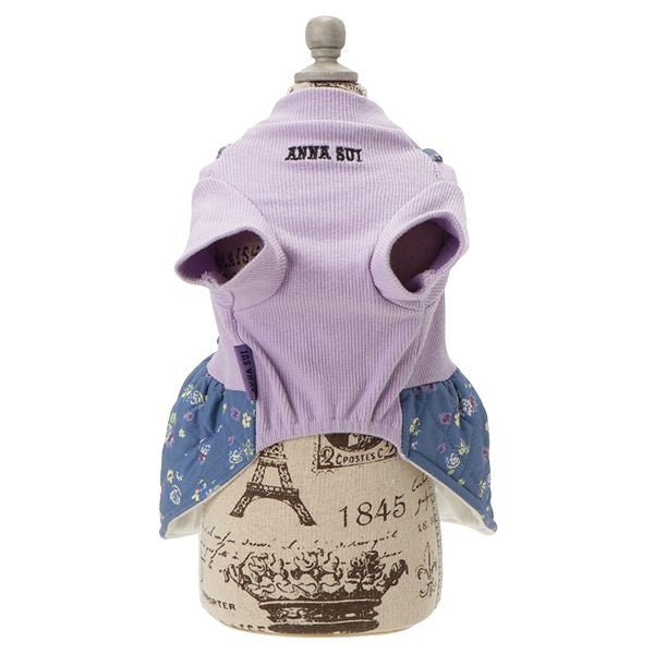 アナ スイ ANNA SUI グラフィックキルティングワンピース【小型犬 犬服 ドッグウエア ワンピース スカート ドレス セレブ】