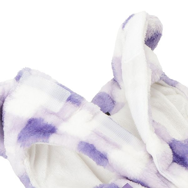 アナ スイ ANNA SUI リボン付きもこもこチェック柄アウター【小型犬 犬服 ドッグウエア アウター コート セレブ】