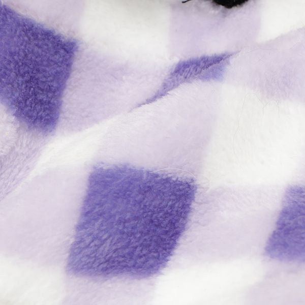 アナ スイ ANNA SUI リボン付きもこもこチェック柄アウター【小型犬 犬服 ドッグウエア アウター コート セレブ】