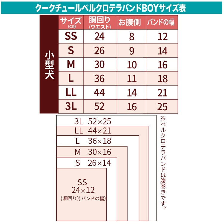 クークチュール Coo Couture ☆10月中旬から下旬入荷予定☆ テラヘルツ・MOUMOUベルクロバンド［7353］【ドッグウエア ウエア 犬介護 腹巻 はら巻 シニア犬】