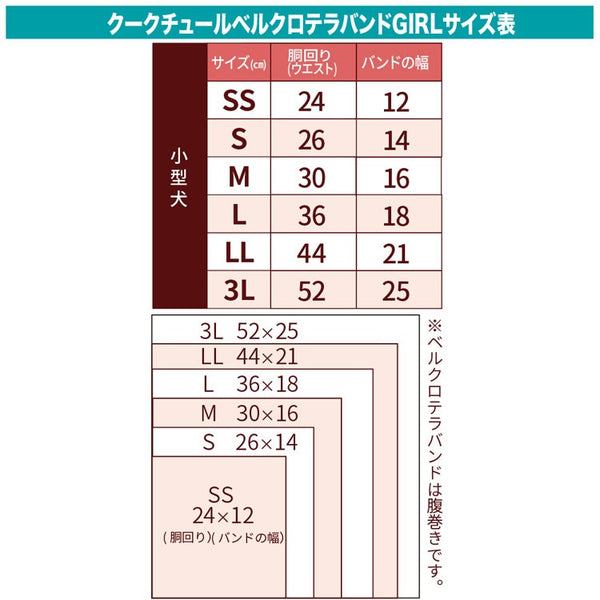 クークチュール Coo Couture ☆10月中旬から下旬入荷予定☆ テラヘルツ・MOUMOUベルクロバンド［7353］【ドッグウエア ウエア 犬介護 腹巻 はら巻 シニア犬】